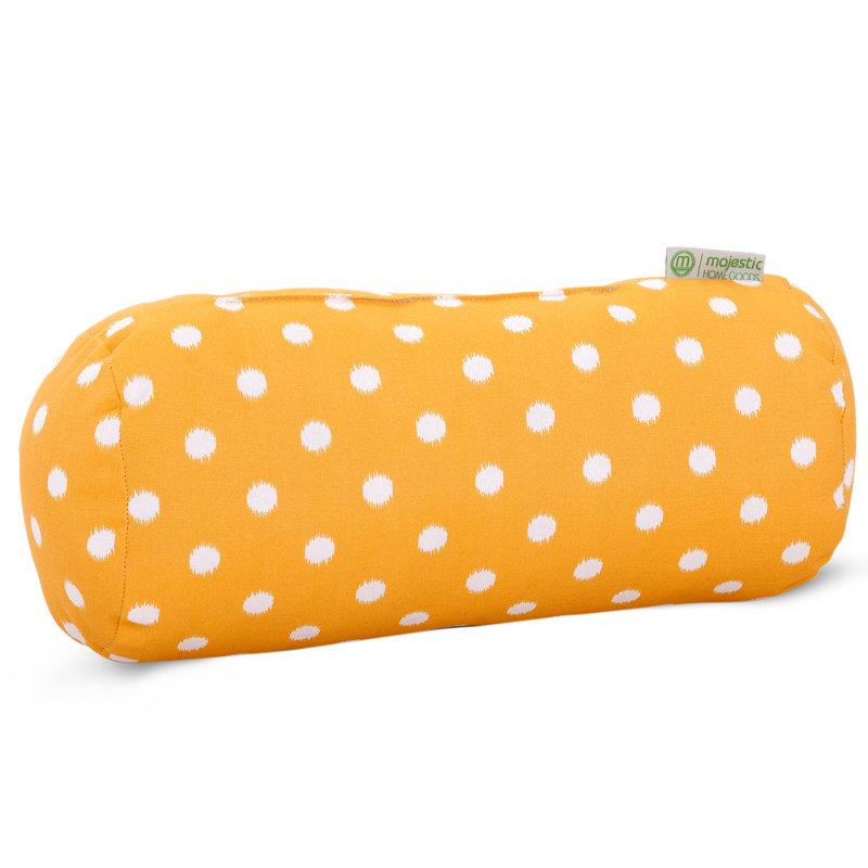Coussin Ikat Dot, Agrume