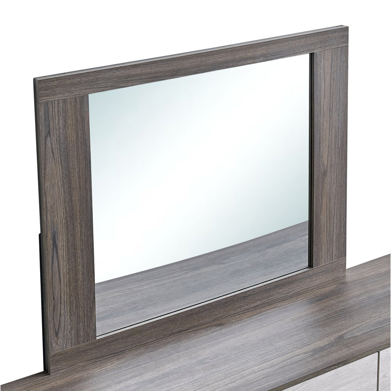 Aberdeen 6579EA355E2449A7AF003A64E5F164B5 Mirror , Gray/Oak