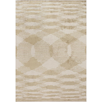 Tapis abstrait géométrique contemporain