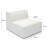 Cherylee Cream Chenille Basketweave Armless Chair