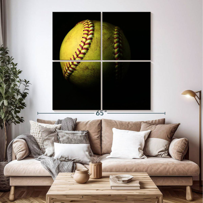 Softball Sirci foncé, H 50 po x l 50 po