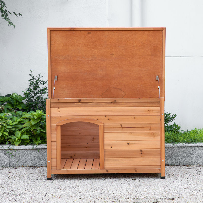 Niche pour chien d'extérieur en bois pour chien de taille moyenne, très imperméable et de taille moyenne