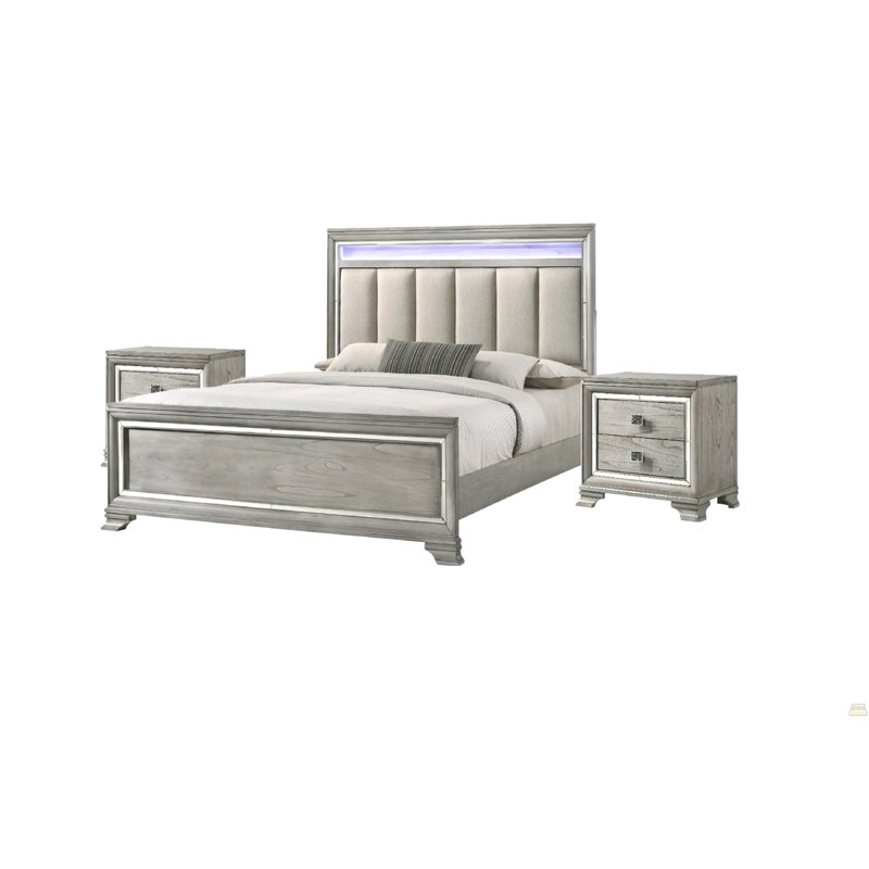 Tête de lit à panneau capitonnée 1pc