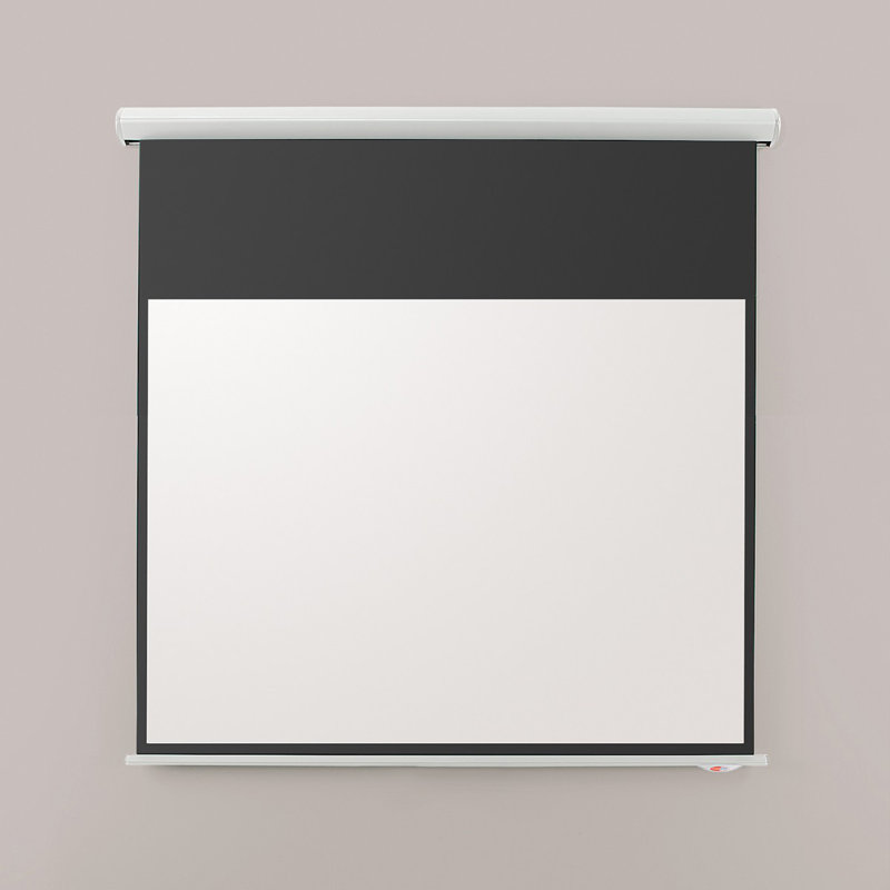 Symple Stuff Electric Projector Screen Projector Screen, 300cm H x 300cm W - Square 1:1