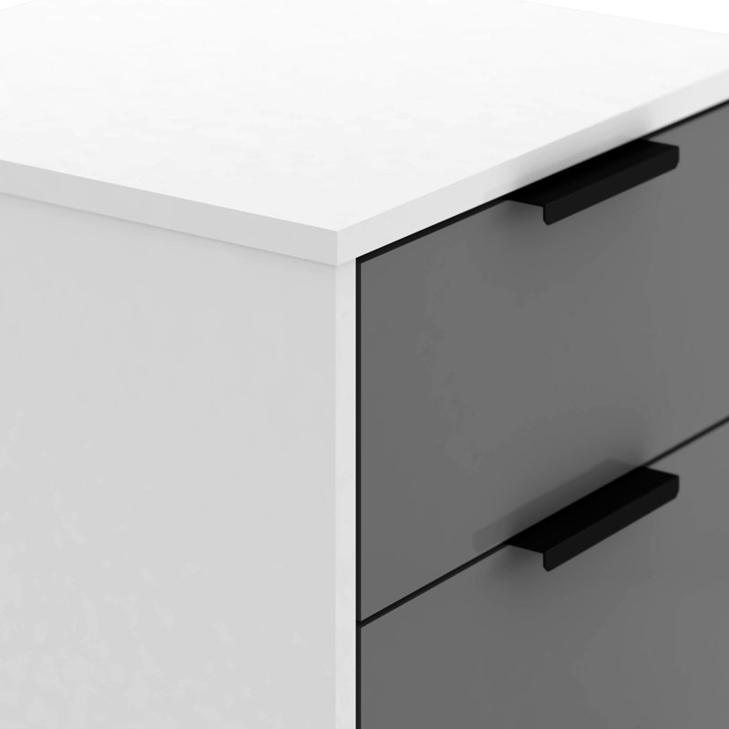 Roseanne 3 Drawer Bedside Table