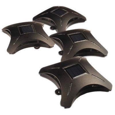 Matte Black Integrated LED Deck Light Pack