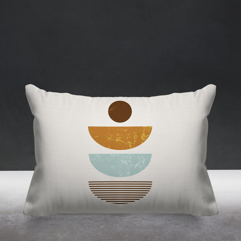 Coussin intérieur / extérieur Carmen Boho, Orange