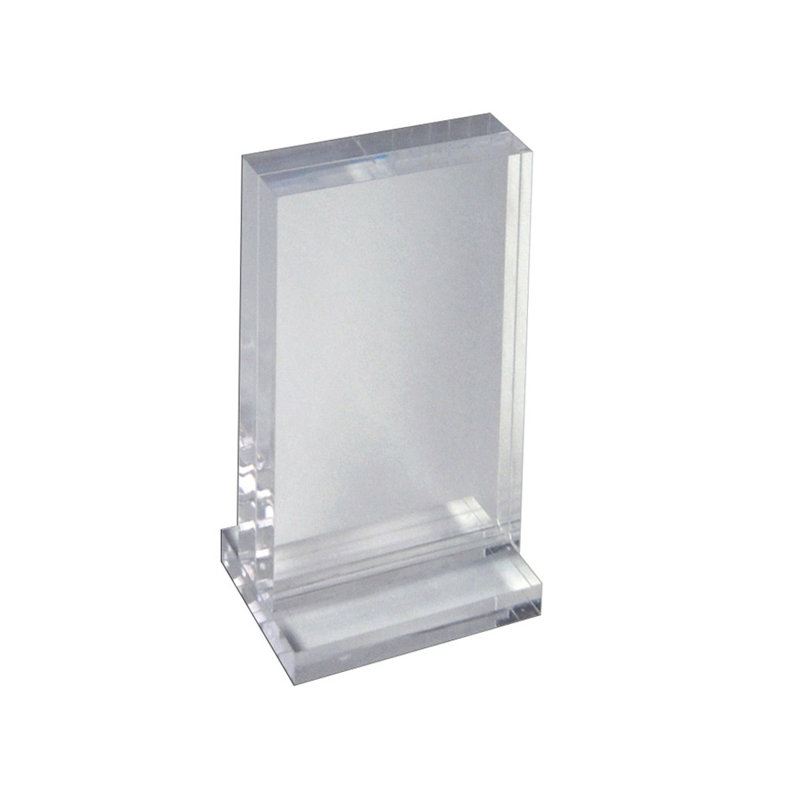 Clear Acrylic Block Frame with Base, 5" x 7"