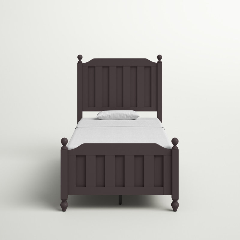 Droskyn Panel Bed by Three Posts™, Gray, Full