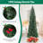 9' Lighted Christmas Tree