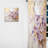 Purple and Gold Adorned Violets Meadow IV - Violets Curtain - Velvet Room Darkening - 1 Panel-107591478