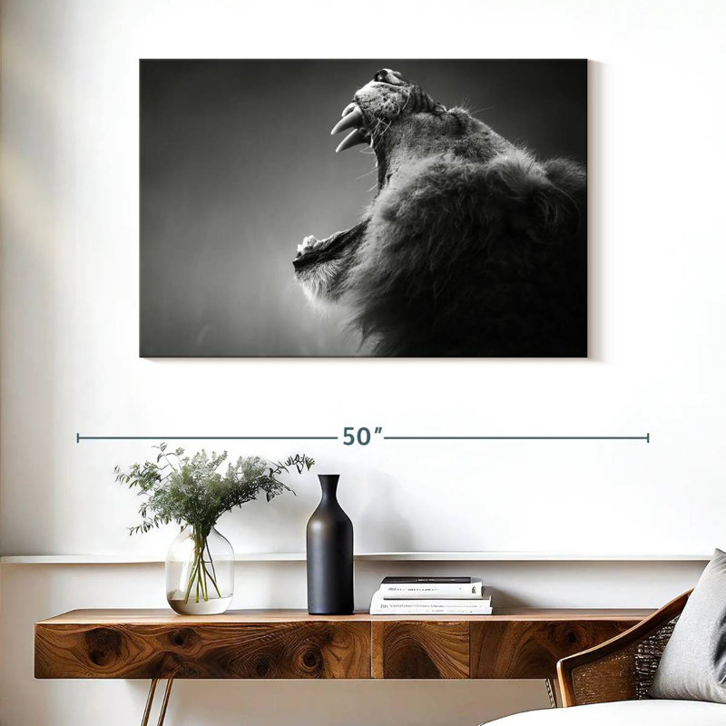 Lion Maw, 26" H x 39" W