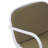 Set Of 2 Outdoor Patio Club Chair, PP White Frame With Green Cushion