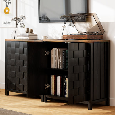 2 - Door Rectangle Accent Cabinet