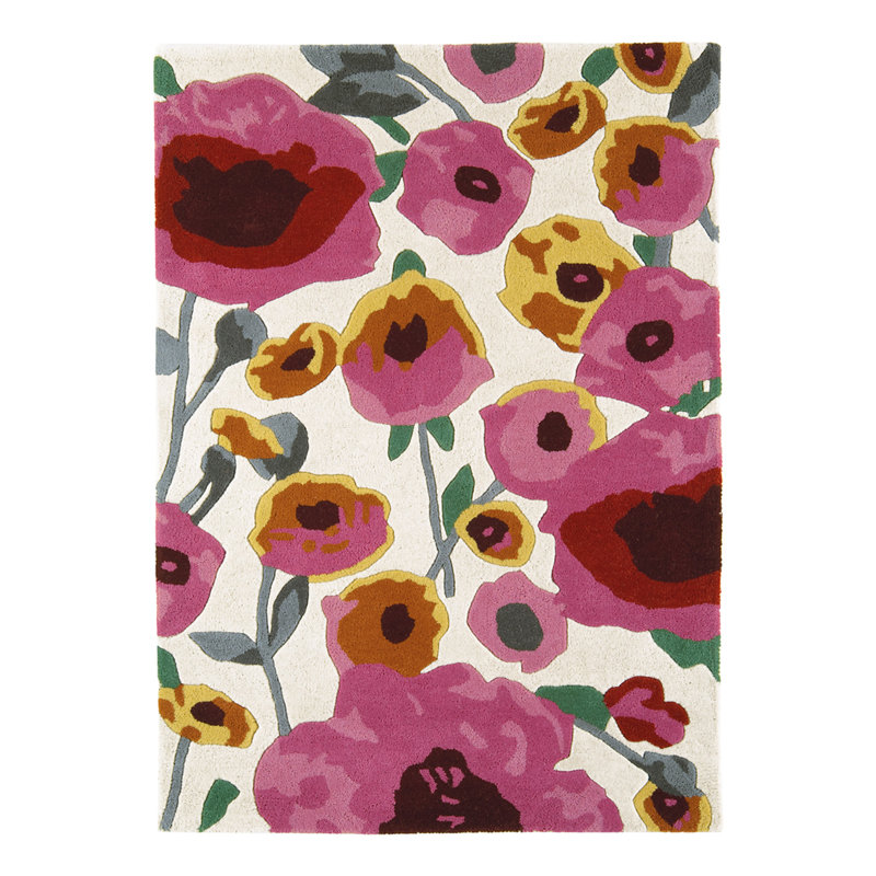 Louise Floral Hand Woven Area Rug, Rectangle 160 x 230cm