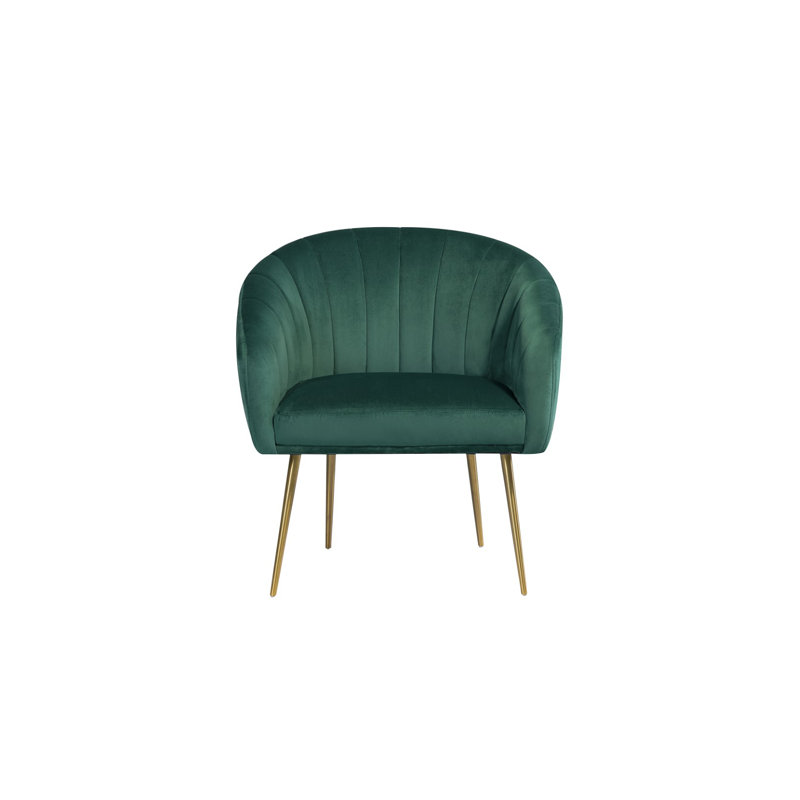 Jaylynn Upholstered Accent Chair, Green