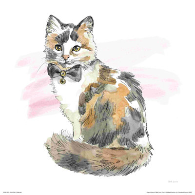 Fancy Cats II, aquarelle