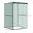 4' x 4' Crop Cage, Plant Protector with Zipper Door, Dark Green-98259762-98259763