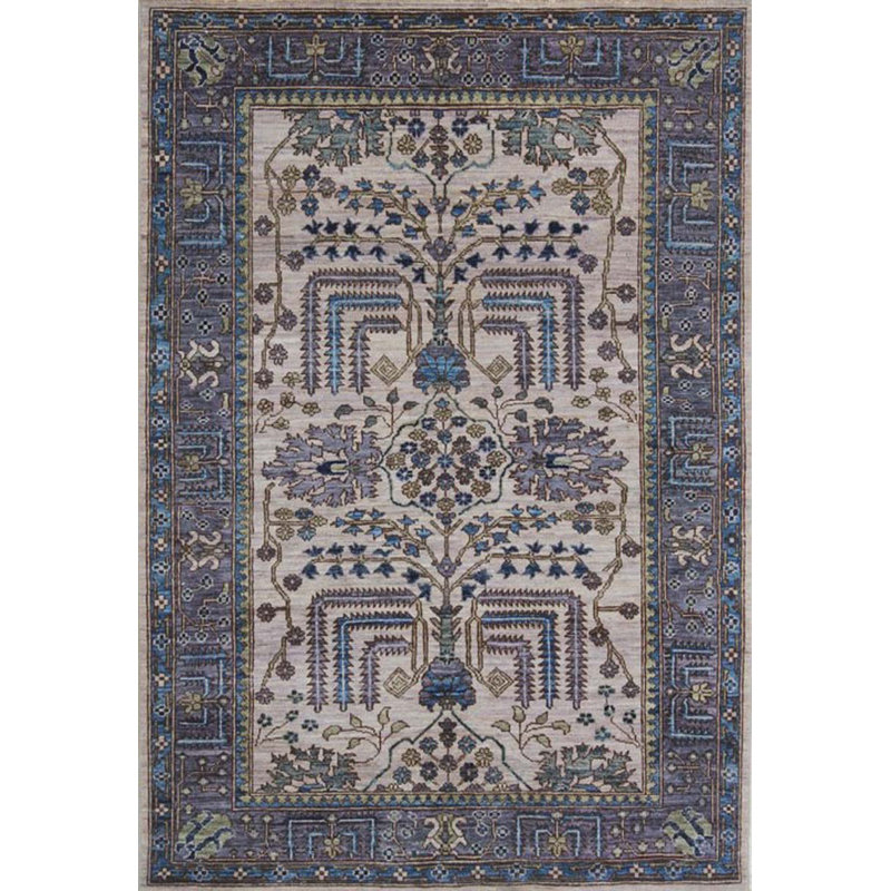 Tapis traditionnel en laine noué à la main