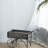 24.4X12.6X15.4" Rustic Black Trolley Cart Plant Stand, Planter