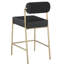 Tabouret de comptoir Carly Boucle-499124881