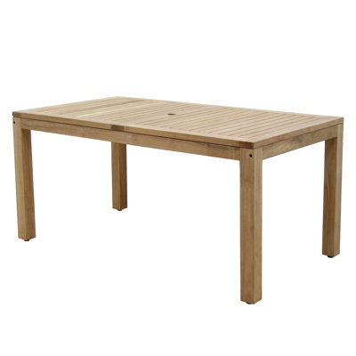 Tempo 87" Teak Patio Dining Table