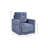 29.55" Wide Stylish Soft Chenille Swivel Accent Chair With Storage Seat-841191508