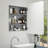 One Door MDF Square Shape Medicine Cabinet