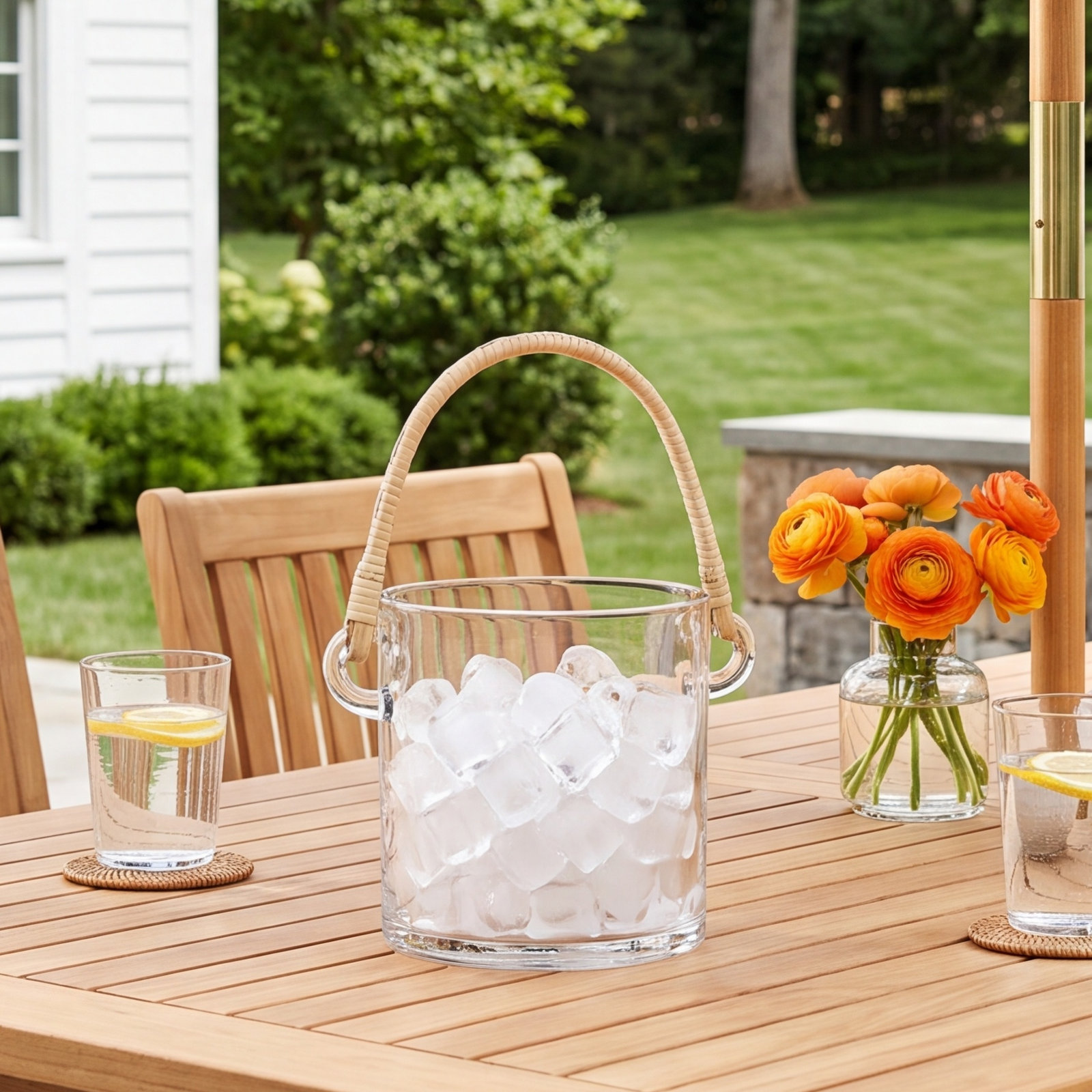 Hathorn Glass Ice Bucket