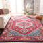Tapis oriental rouge vif Llelend-1013885199
