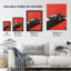 Wall Art Print Sports Car Bold Red High Contrast Poster