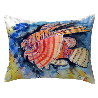 Outdoor Reversible Throw Pillow
