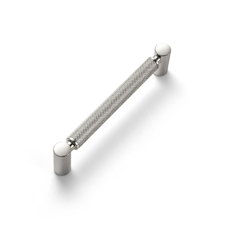 Poignée texturée 3 po pour meubles, 5", Nickel satiné