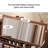 All Solid Wood Simple Clamshell Mirror Dressing Table