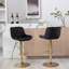 Adjustable Bar Stools with Chrome Footrest and Mechanical Lifting-1584332962