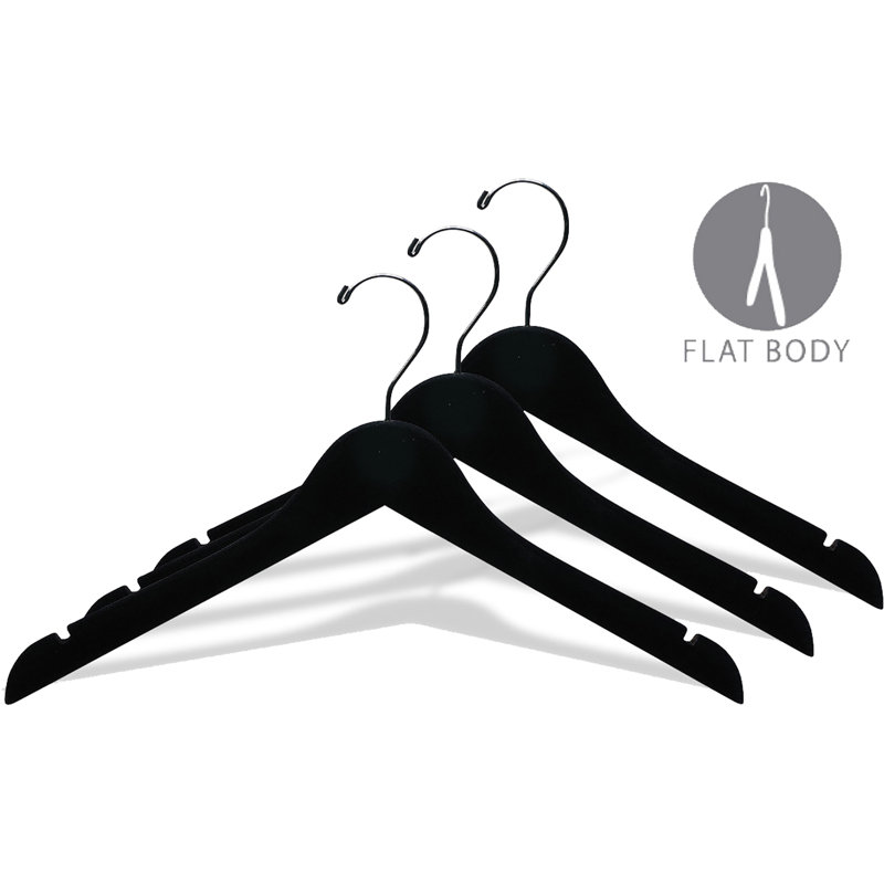 Wood Non-Slip Standard Hanger for Dress/Shirt/Sweater