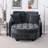 Chenille 2-seater Sofa, Double Sofa Chaise Longue-1827338636