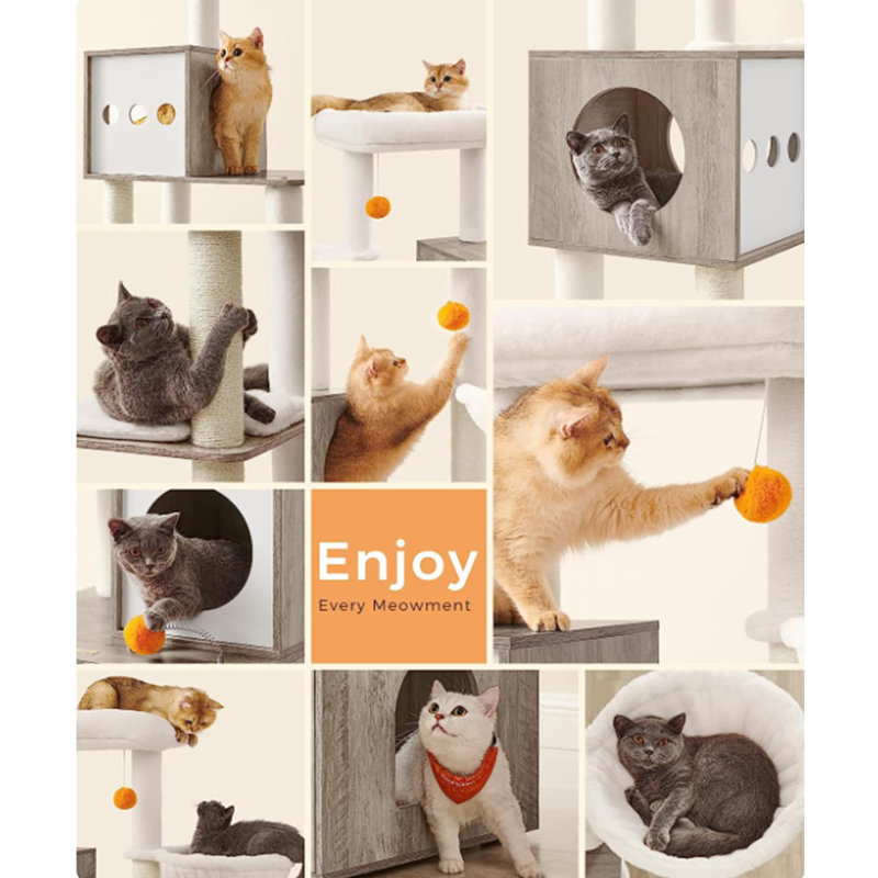 72.8'' H Cat Tree