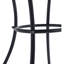 Round Iron Outdoor Dining Table - 60 cm W 60 cm D