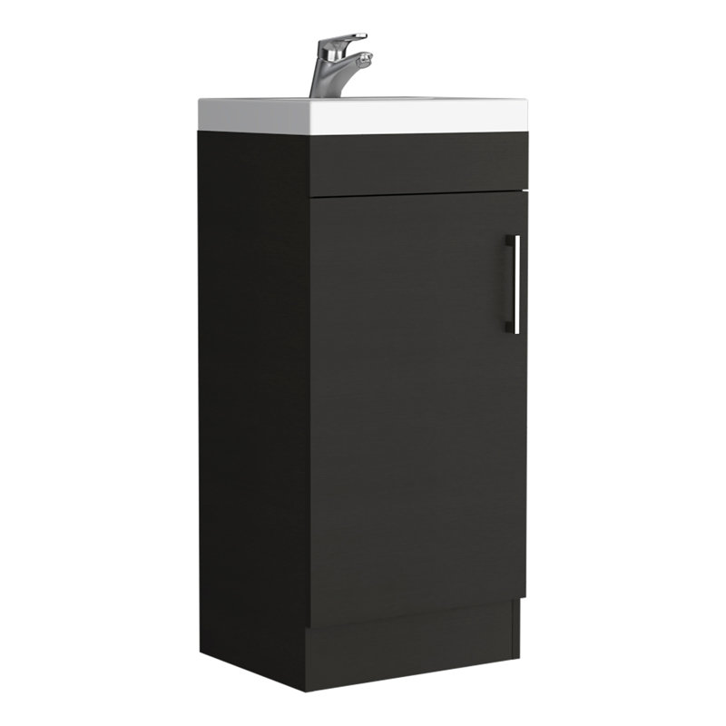 Lavabo pour salle de bain Jozz, noir