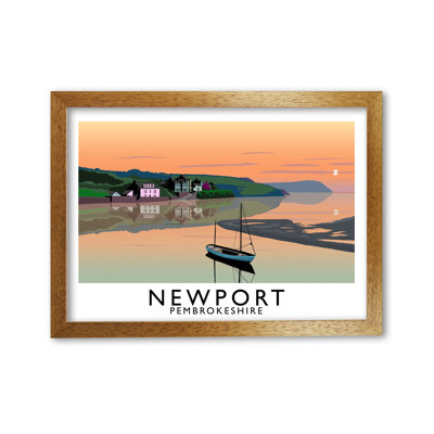 Newport Pembrokeshire 1 Piece Single Picture Frame Wall Art