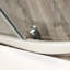 Porte de douche 36 po x 72 po avec cabine de douche encadrée en chrome