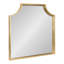 Miroir mural festonné en bois Travis pour utilisation comme miroir de meuble-lavabo-2029598769