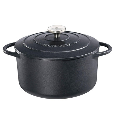 Provence Round Dutch Oven, Classic Black, 9.5 Dia., 4.4 Qt.