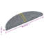 Ocracoke Non-Slip Grey Stair Tread-1086345278