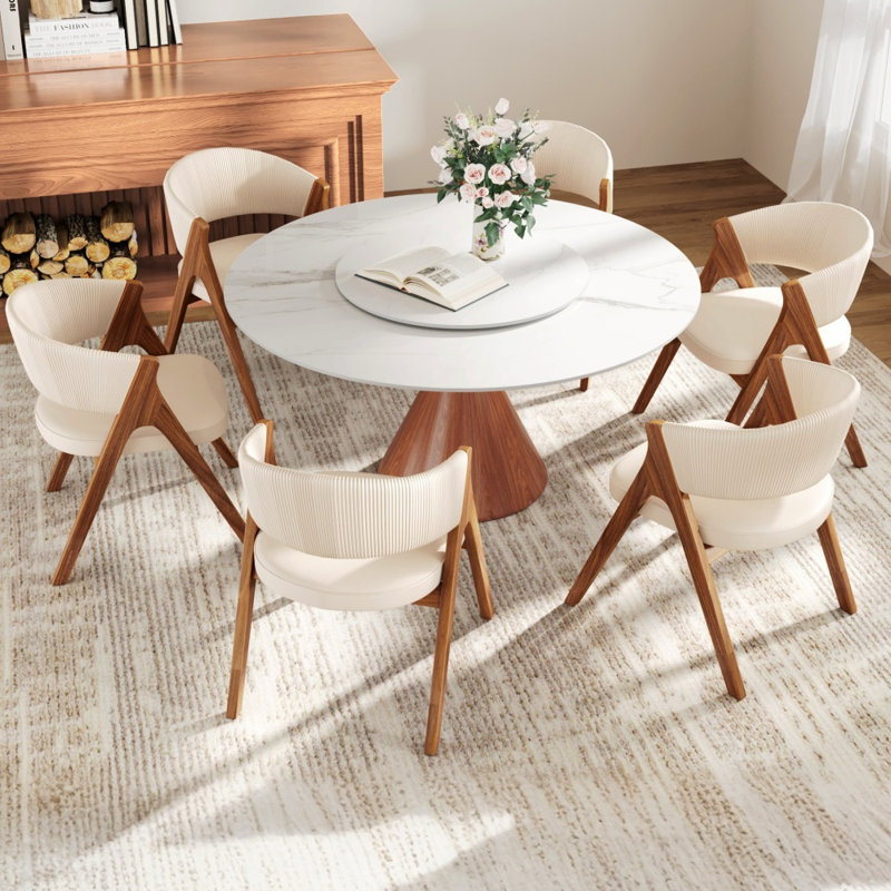 Chaise de salle à manger rembourrée Dorsey Elegant