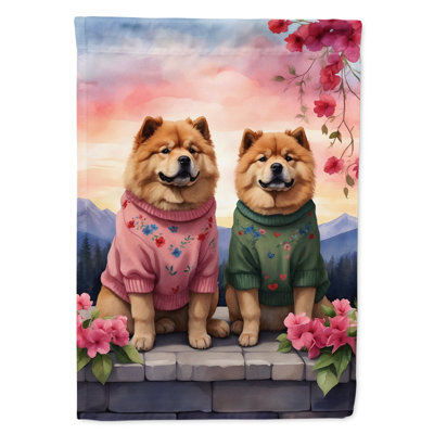 Double Sided 40'' H x 28'' W Polyester Valentine's Day House Flag