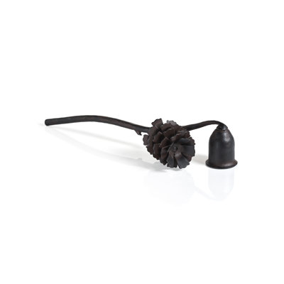Pinecone Design Wrought Iron Candle Snuffer