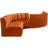 Ivancea Upholstered 145 " Curved Sofa & Chaise-89266742