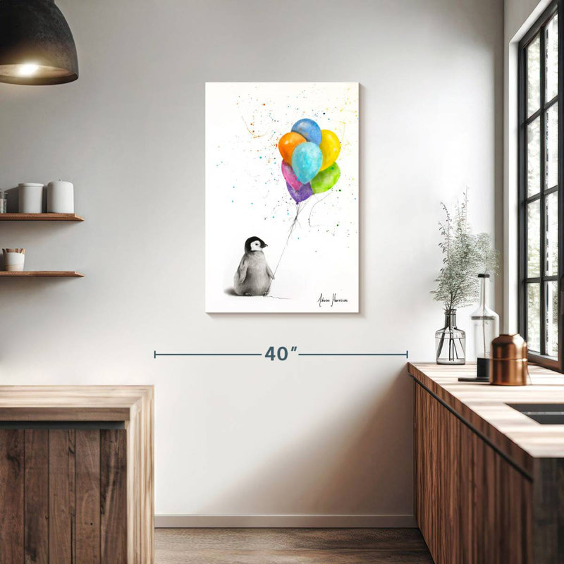 Brampt Positive Penguin, 36" H x 24" W